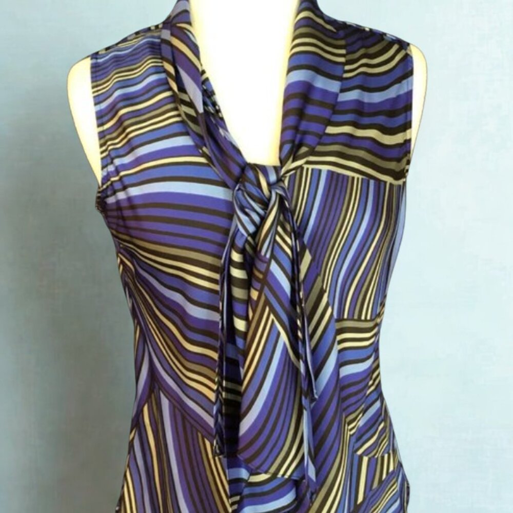 NWOT Kasper Tie it Your Way Blouse